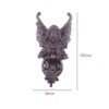 Cast Iron Door Knocker King 205mm #3959 Black Finish - Image 2