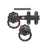 Ironmongery Ring Gate Latch - Twisted Ring 150mm #4023