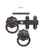 Ironmongery Ring Gate Latch - Twisted Ring 150mm #4023 - Image 2
