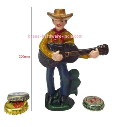 Iron Bottle Opener -Cowboy 200mm#4084 - Image 2