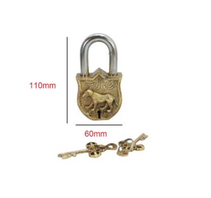 Vintage Handmade Door Lock -Dog For Antique Doors 110mm #6315 - Image 2