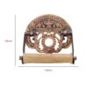 Cast Iron The Crown Toilet Fixture - Patent  N- 15254 Toilet Roll Holder - Wall Mounted - Victorian Style Toilet Paper Holder for Bathroom – Novelty Copper Antique Finish 190mm #6354 - Image 2