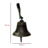 Brass Nautical Ship Bell Marine Captain Bell 150mm #699 - Image 3