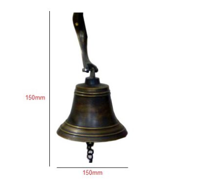 Brass Nautical Ship Bell Marine Captain Bell 150mm #699 - Image 3