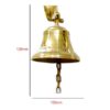 Brass Nautical Ship Bell Marine Captain Bell 120mm #702 - Image 3