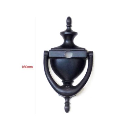 Cast Iron Urn Door Knocker With Door -Eye 160mm #708 - Image 2