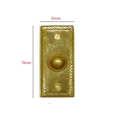 Brass Door Bell 70mm  #746 - Image 2