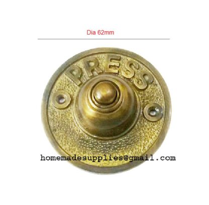 Brass Door Bell Push Button  62mm #748 - Image 3