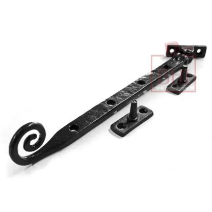 Cast Iron Sash Window Casement Stay Curly Style 250mm #920 - Image 2