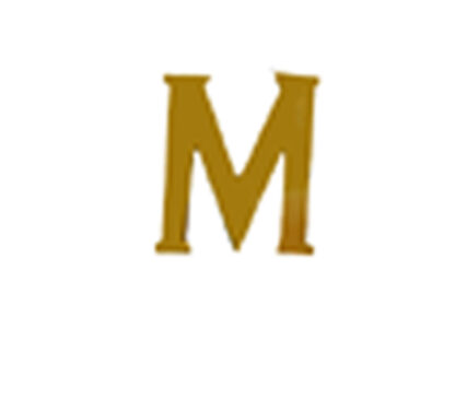 Brass Door Sign Letter "M" Door House Letters and Street Address Plaques Letters for Residence Mailbox Hotel House Door Letter Suitable for All Door Types Wooden, PVC and Composite With Fixing Screw Polish Brass Vintage Finish 80mm #927