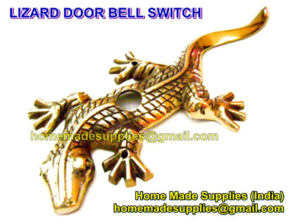 Brass Door Bell Lizard  230mm #743 - Image 2