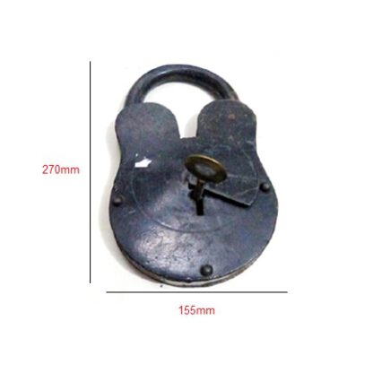 Vintage Handmade Door Locks For Antique Doors 270mm #3683 - Image 2