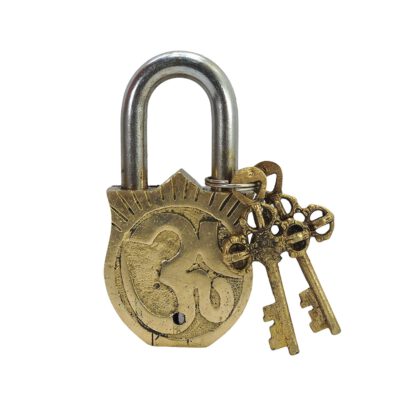 Vintage Handmade Door Lock - Om For Antique Doors 115mm #6323