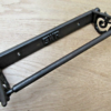 Cast Iron -GWR Vintage Decorative Country Toilet Loo Roll Holder Wall Mount Bathroom Hand Towel Bar Natural Finish  #5010 - Image 2