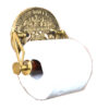 Brass Crown Toilet Fixture Style Toilet Roll Holder Wall Mounted - Toilet Paper Holder for Bathroom – Novelty Toilet Roll Holder Polish Brass Finish 190mm #6352 - Image 3