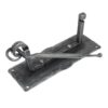 Wrought Iron Forged Metal Toilet Roll Holder for Bathroom Toilet Wall Mount Handmade Bathroom Lavatory Toilet Paper Holder Wall Mount Natural Finish# 5009
