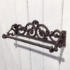 Cast Iron Kitchen Paper Holder, for Tissue and Other Types of Paper Roll, Admire The Detail-Rich Design And Beautiful Elements That Enrich Your Kitchen Decor, Creating a Sophisticated And Unique Ambience Natural Finish 310mm #6335 - Image 3