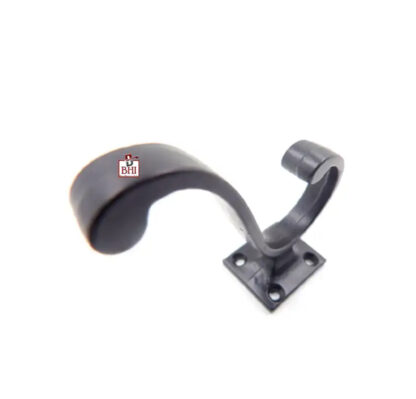 Cast Iron Hat & Coat Hook 80mm #1668 Black Finish - Image 4