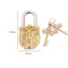 Vintage Handmade Door Lock - For Antique Doors 110mm #3702 - Image 2