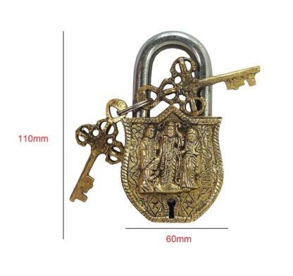 Vintage Handmade Door Lock - Site Ram For Antique Doors 110mm #6320 - Image 2