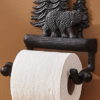 Cast Iron Retro Collections Sentry Paper Company Patent Toilet Paper Holder - Wall Mounted -Toilet Paper Holder for Bathroom Black Finish #5012 - Image 2