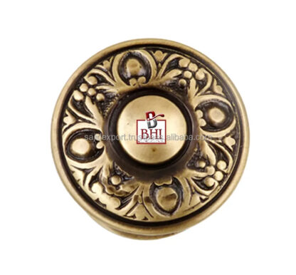 BRASS DUTCH DOOR KNOB ORNATE 60mm # 2684 - Image 2