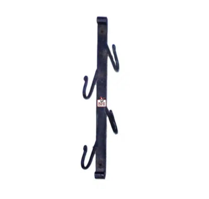 Hand Forged Iron Wall Hook-Four Hangers 210mm #236