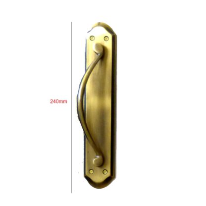 Brass Door Pull Handle Manillon 240mm #1071 - Image 2