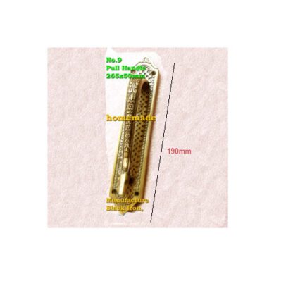 Brass Door Pull Handle Manillon 190mm #1018 - Image 2