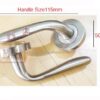 Aluminum Door Handle On Rose 50mmRose x 115mm Handle #1068 - Image 2