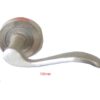 ALUMINIUM DOOR HANDLE ON ROSE 50mm ROSE x 115mm HANDLE #1071 - Image 2