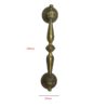 Brass Door Pull Handle On Rosettes Decorative 290mm #1103 - Image 2