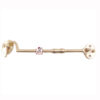Brass Cabin Hook 230mm #1236 Polish Brass Finish - Image 3