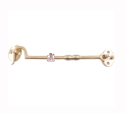 Brass Cabin Hook 230mm #1236 Polish Brass Finish - Image 3
