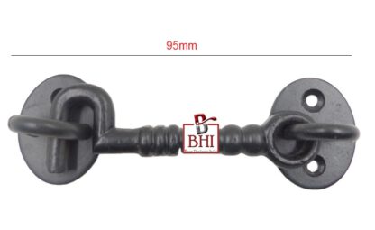 Cast Iron Cabin Hook 95mm #1247 Black Finish - Image 2