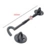 Cast Iron Cabin Hook 200mm #1249 Black Finish - Image 2