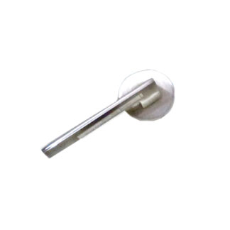 ZINC DOOR HANDLE ON ROSE 55mmROSEx 130mm HANDLE #1253