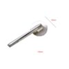 Zinc Door Handle On Rose 55mmROSEx 130mm HANDLE #1253 - Image 2
