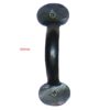 Hand Forged Wrought Iron Door Pull Handle Bean Cusp Manillon 100mm #1313 - Image 2