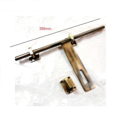 Brass Door Latch Aldrop Straight Arabic Style 388mm #1407 - Image 2
