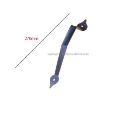 IRON DOOR PULL HANDLE SPEAR CUSP DESIGN WITH THUMB PRESS DESGIN 270mm#1422 - Image 2
