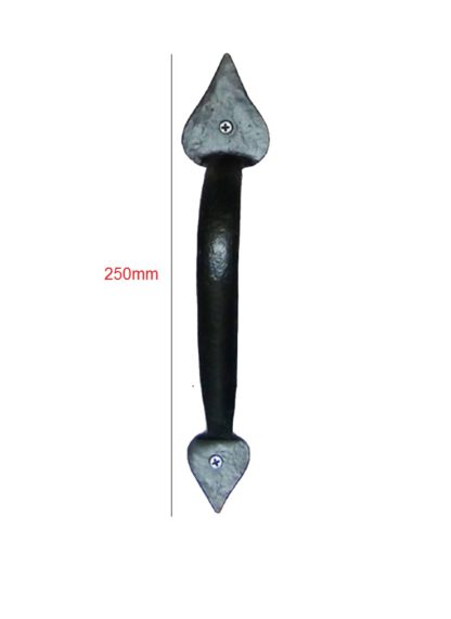 Hand Forged Iron Spear Head Door Pull Handle Herrajes Castellanos Manillon 250mm #1426 - Image 2