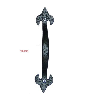 Cast Iron Door Pull Handle Manillon 190mm #1429 - Image 2