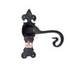 Cast Iron Door Handle On Plate 170mm #1446 - Image 5