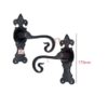 Cast Iron Door Handle On Plate 170mm #1446 - Image 2