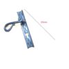 Cast Iron Europe Knot Style Lever Door Handle On Plate With Euro Cylinder Keyhole 92x255mm #1451 - Image 2