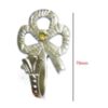 Brass Curtain Tie Hook 70mm #1481 - Image 2