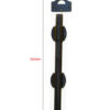 Cast Iron Heavy Duty Slide Gate Latch Bolt Safety Door Lock Black Powder Coated Finish 390mm #1541 - Image 2