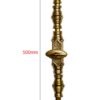 Brass Sliding Barrel Latch Lock Brass Bolt Door Buckle Antique Latch Door Lock for Doors Windows Fences，Sliding bolt lock Nostalgic American style Polish Brass Finish French Classic Door Espagnolette Bolt Cremone Door Bolt Nostalgic American style 500mm #1543 - Image 2
