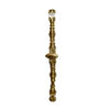 Brass Sliding Barrel Latch Lock Brass Bolt Door Buckle Antique Latch Door Lock for Doors Windows Fences，Sliding bolt lock Nostalgic American style Polish Brass Finish French Classic Door Espagnolette Bolt Cremone Door Bolt Nostalgic American style 500mm #1543